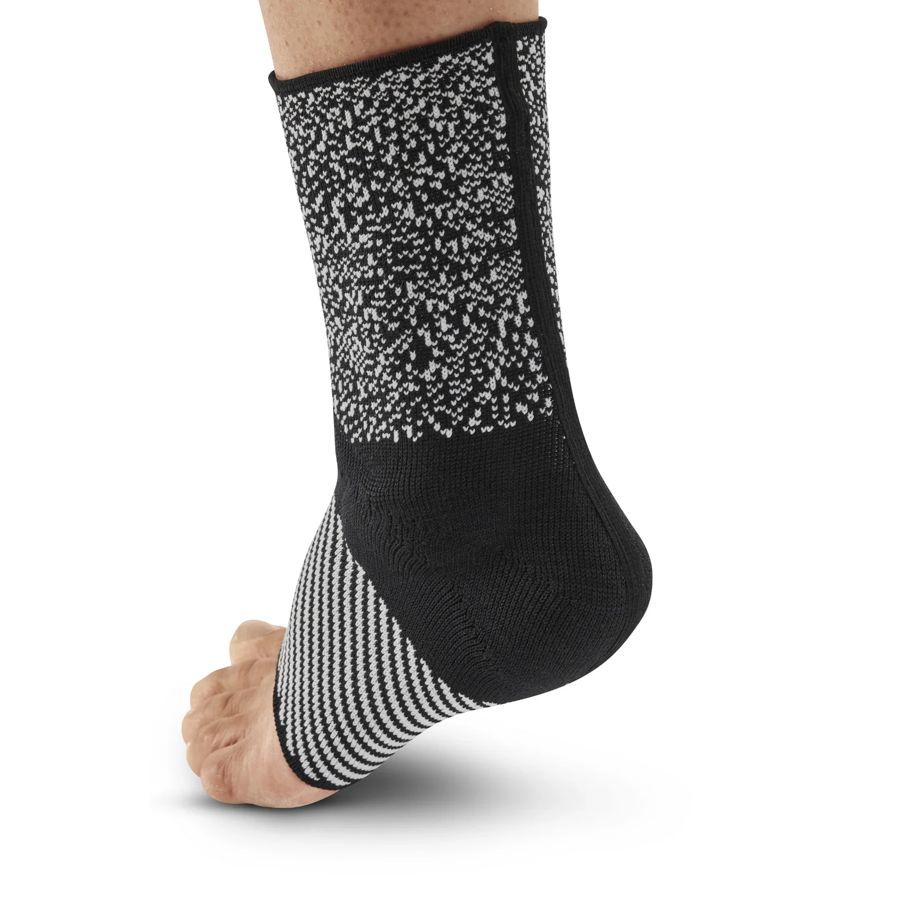 Max Support Ankle Sleeve Unisex - Black/White - Image 3