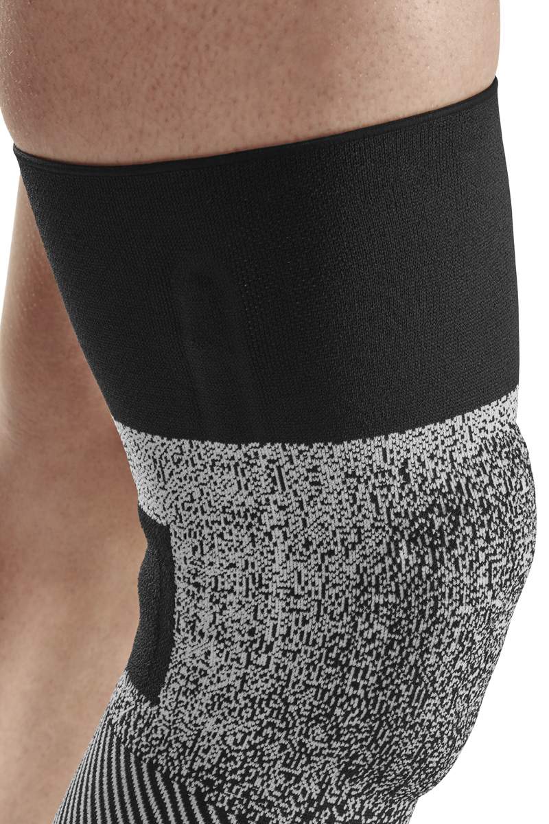 Max Support Knee Sleeve Unisex - Black/Grey - Image 3